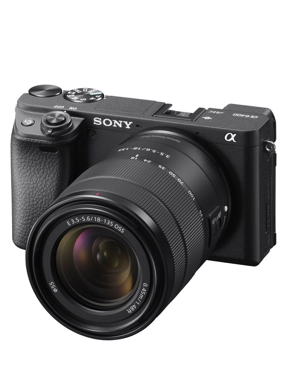 Sony a6400 Mirrorless Camera with 18-135mm f/3 lens